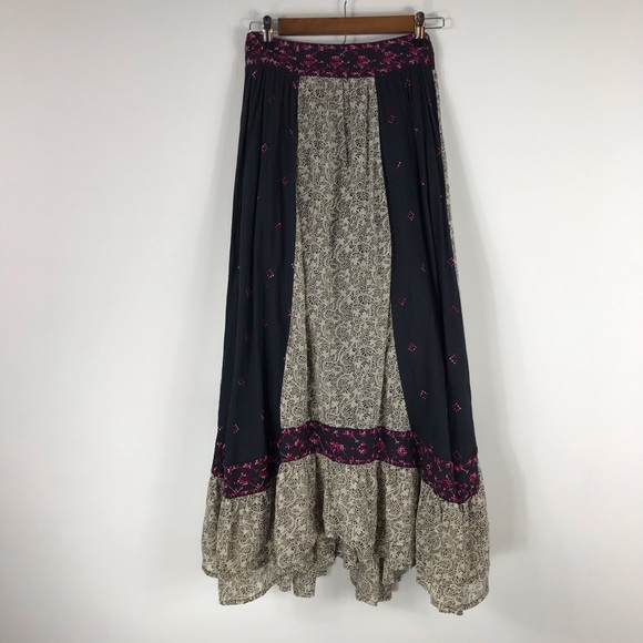 Free People Heirloom Sushi Voile Maxi Skirt Sz. S - Picture 4 of 8